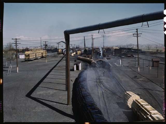 Santa Fe Railway Shops, 1943