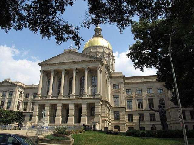 Georgia State Capitol today