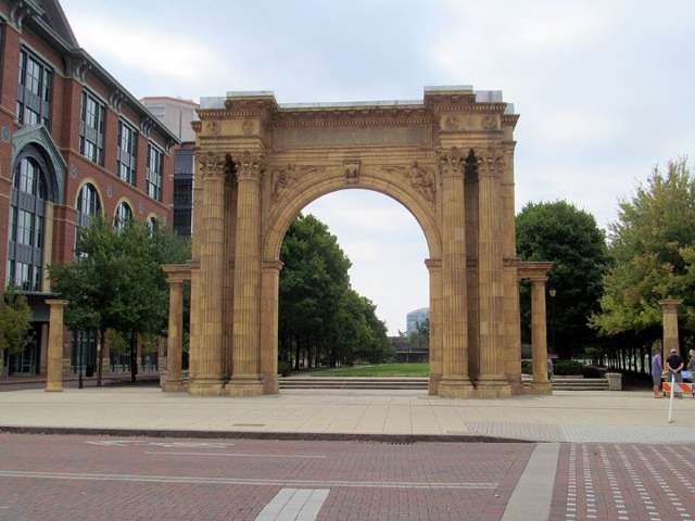Columbus Union Station arch today
