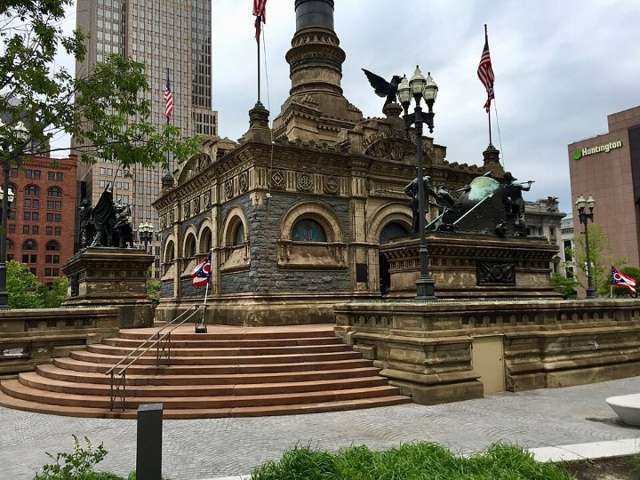 Soldiers' and Sailors' Monument today