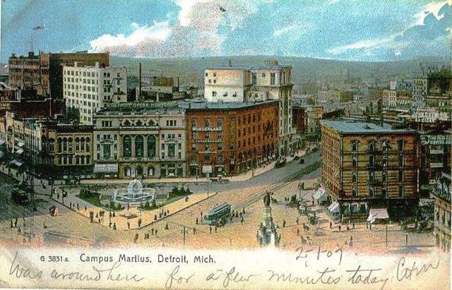 Campus Martius Park, 1907