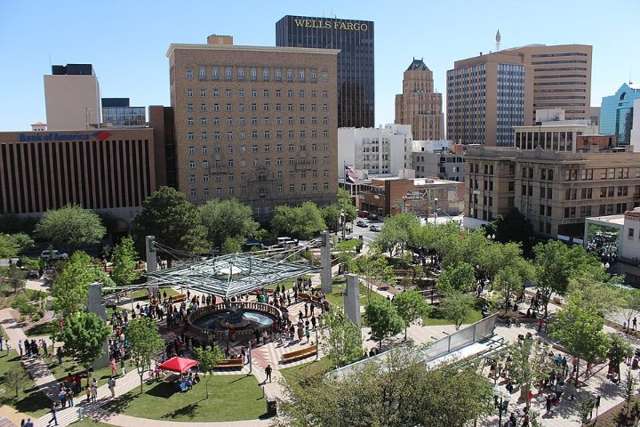 San Jacinto Plaza today
