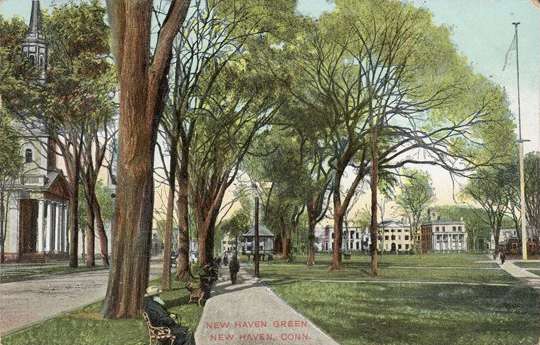 New Haven Green, About 1910
