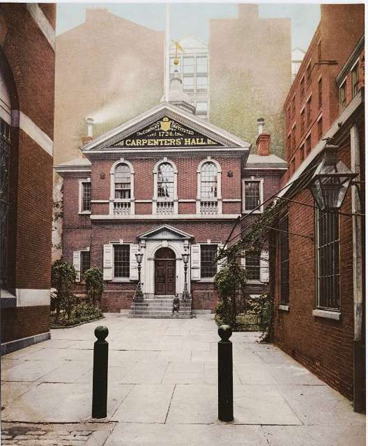 Carpenters' Hall, About 1900