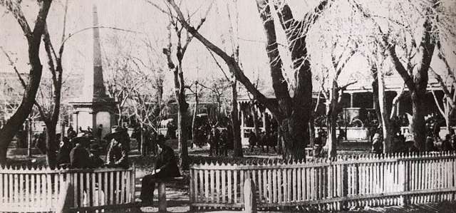 Santa Fe Plaza, 1885