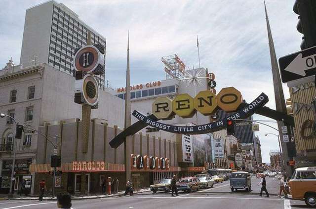 The Reno sign in 1973