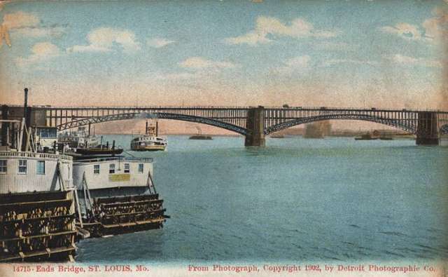 Eads Bridge, About 1900