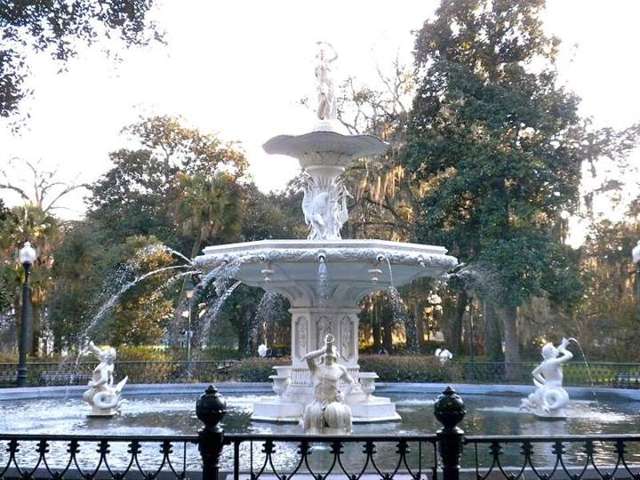 Forsyth Park Fountain today