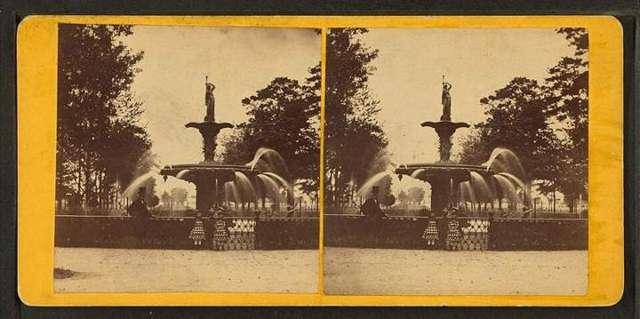 Forsyth Park Fountain, about 1870
